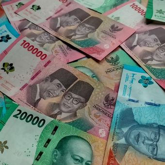 Ilustrasi uang rupiah, uang kertas rupiah. Uang Rupiah Ramadhan dan Idul Fitri 2024.