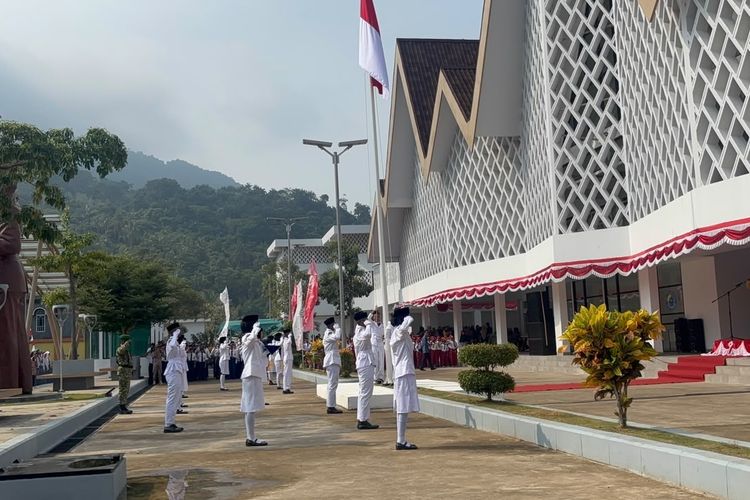 Bagaimana Suasana Upacara HUT Ke-81 RI di Batas Negara Laut Natuna?
