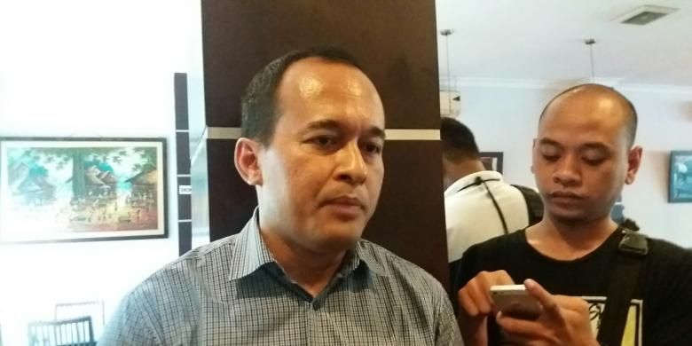 Direktur Populi Center, Nico Harjanto usai acara diskusi di bilangan Menteng, Jakarta Pusat, Sabtu (16/1/2016)