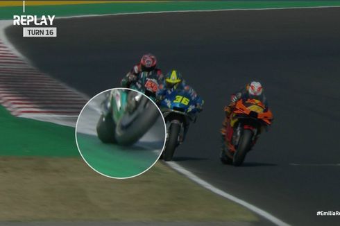 MotoGP Emilia Romagna, Amarah Quartararo Setelah Kehilangan Podium