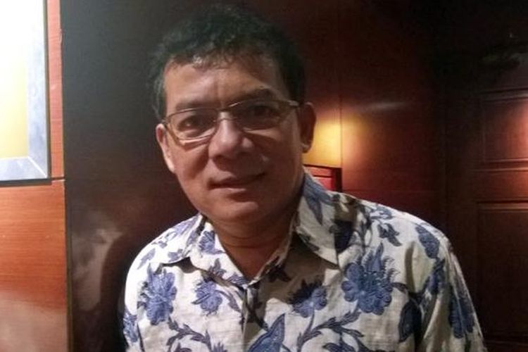 Mathias Muchus dijumpai sesudah acara menonton bareng film Toba Dreams di Djakarta Theater XXI, Jakarta, Kamis (30/4/2015) malam.