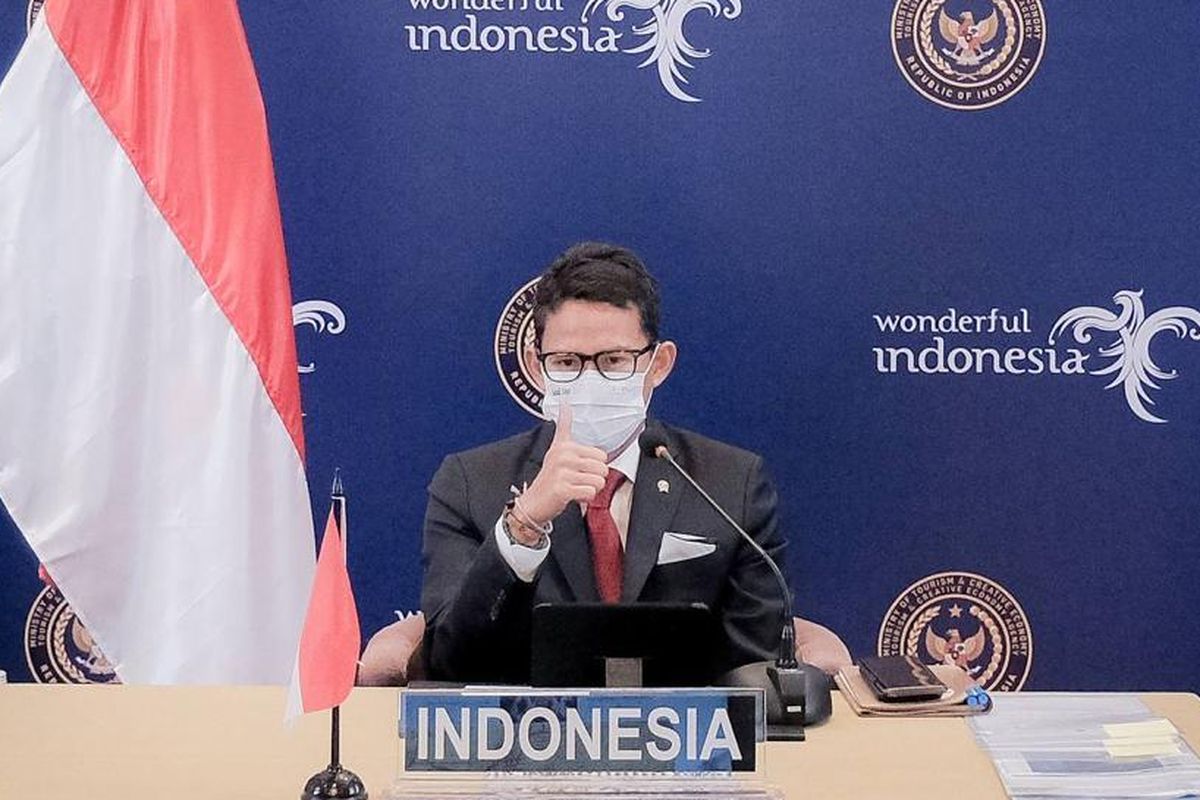 Menteri Pariwisata dan Ekonomi Kreatif Sandiaga Uno.