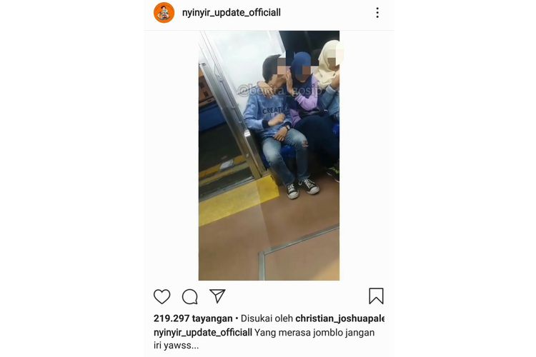 Tangkapan layar instagram @nyinyir_update_officiall