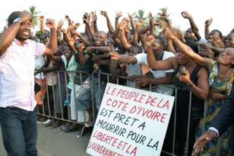 Massa Serikat Pelajar Pantai Gading (FESCI).