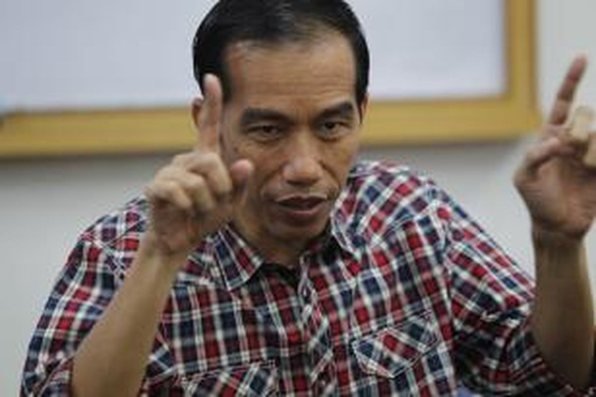 Gubernur DKI Jakarta Joko Widodo.