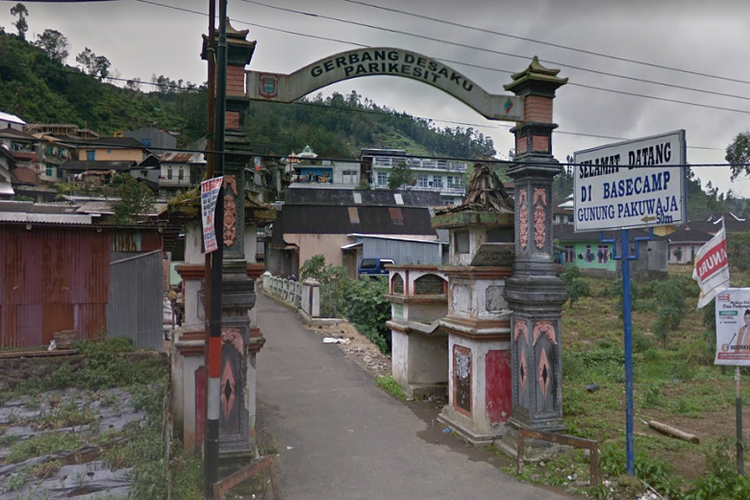 Tangkapan layar Google Maps Gerbang Masuk Desa Parikesit. Foto diambil Januari 2019. 