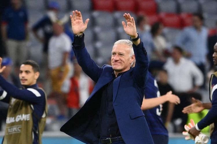 Pelatih Timnas Perancis Didier Deschamps mengakui timnya bermain solid dalam laga kontra Timnas Jerman yang berlangsung dalam intensitas tinggi pada Rabu (16/6/2021) dini hari WIB. Didier Deschamps percaya diri dengan skuad Perancis untuk Piala Dunia 2022 meskipun tanpa Paul Pogba dan N'Golo Kante yang mengalami cedera.