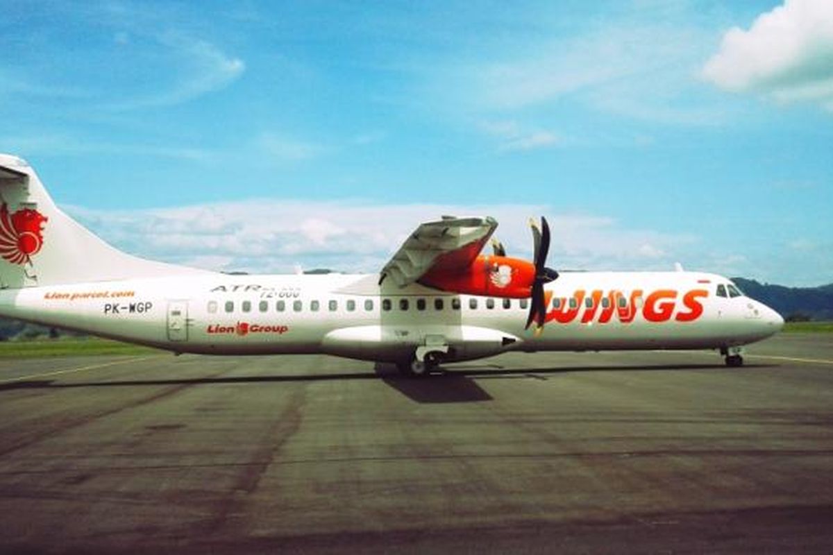 Pesawat Wings Air jenis ATR 72