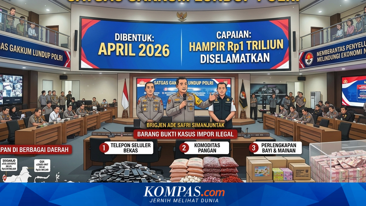 Sejak April 2026, Polri Selamatkan Rp 1 Triliun dari Berbagai Kasus Impor Ilegal