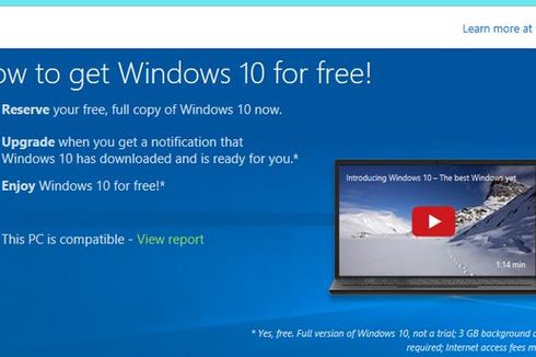 Windows 10, Gratis atau Nggak Sih?