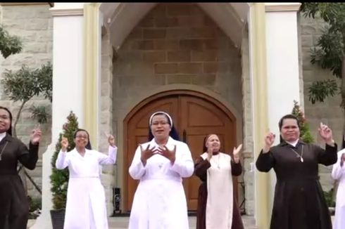 Cerita di Balik Video Viral 6 Suster dari Jember Bernyanyi Lagu Idul Fitri, Ternyata gara-gara Covid-19