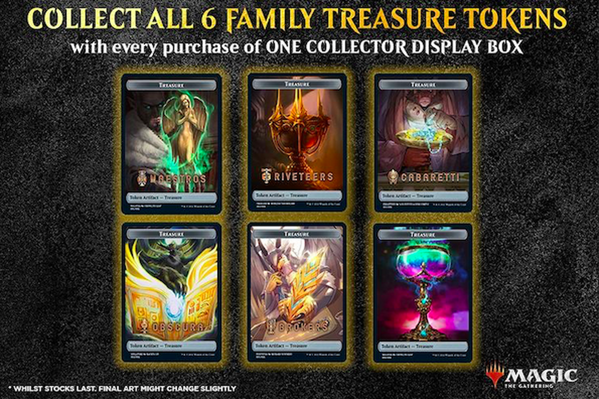 Family Treasure Tokens baru di Magic: The Gathering, rilis 29 April 2022.