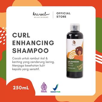 Kriwil Curl Enhancing Shampoo.