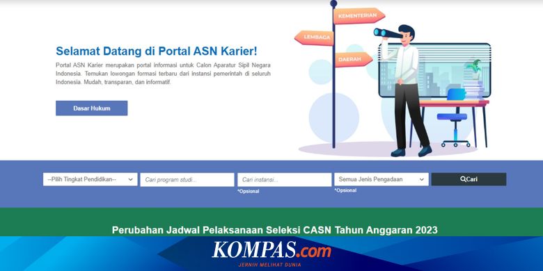 Cara Mengecek Gaji Saat Daftar CPNS dan PPPK 2023 di SSCASN