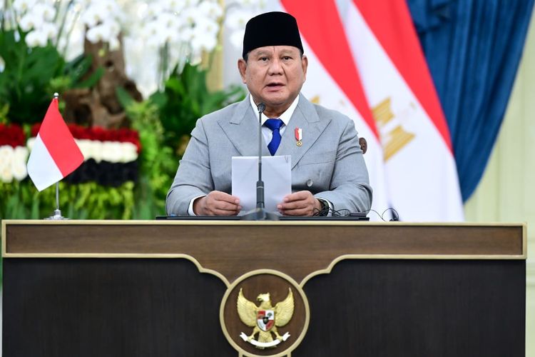 Prabowo Apresiasi Dukungan Mesir untuk Kapal TNI AL di Misi Perdamaian PBB