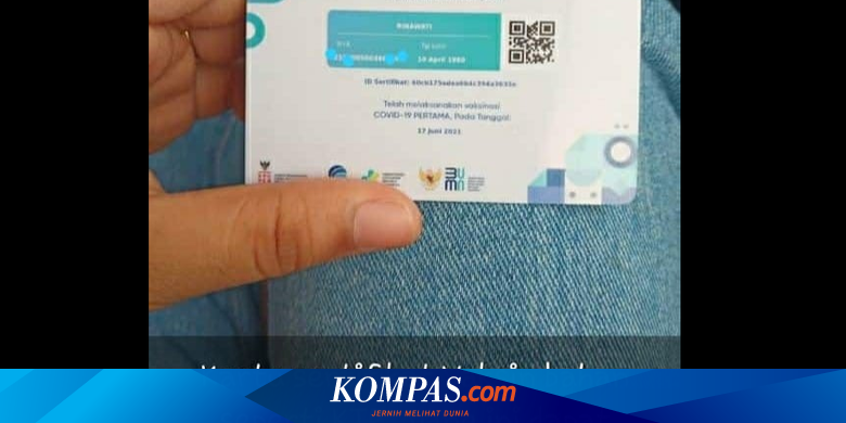 Ramai Jasa Cetak Sertifikat Vaksinasi Covid-19, Ini Kata Kemenkes