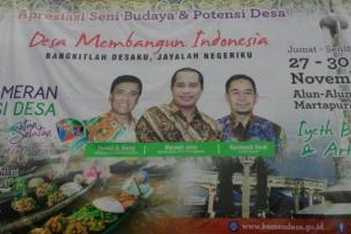 Pameran Potensi Desa yang digelar di Alun Alun Ratu Zalecha Martapura, Kalimantan Selatan. Acara ini dibuka pada Jumat (27/11/2015) dan akan berlangsung hingga Senin (30/11/2015).