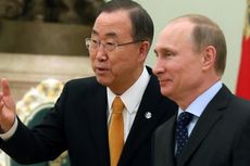 Bicarakan Krisis Crimea, Sekjen PBB Bertemu Presiden Rusia