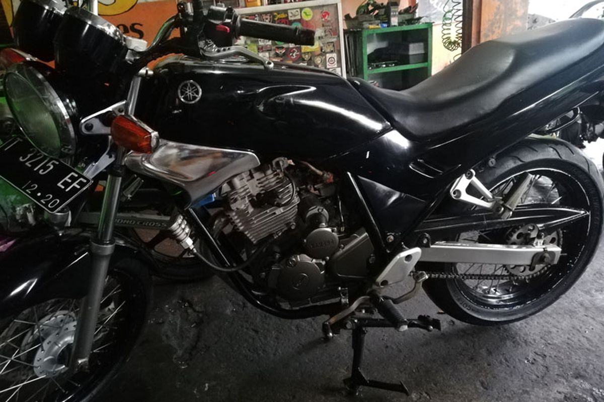 Salah satu Yamaha Scorpio yang dibodi menjadi Steko