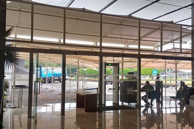 Susana country  Gedung Nusantara II DPR tak seramai biasanya seiring dengan adanya aksi demonstrasi, Kamis (28/8/2025).