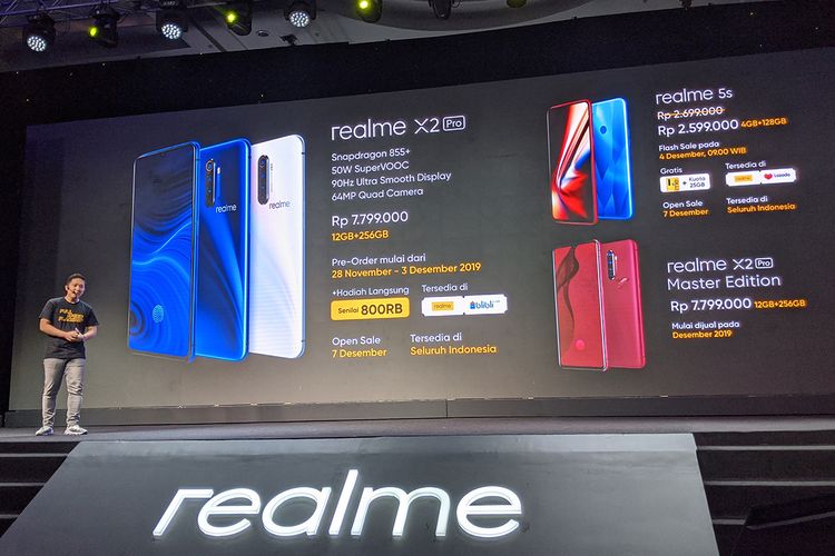 Daftar harga Realme X2 Pro dan Realme 5S