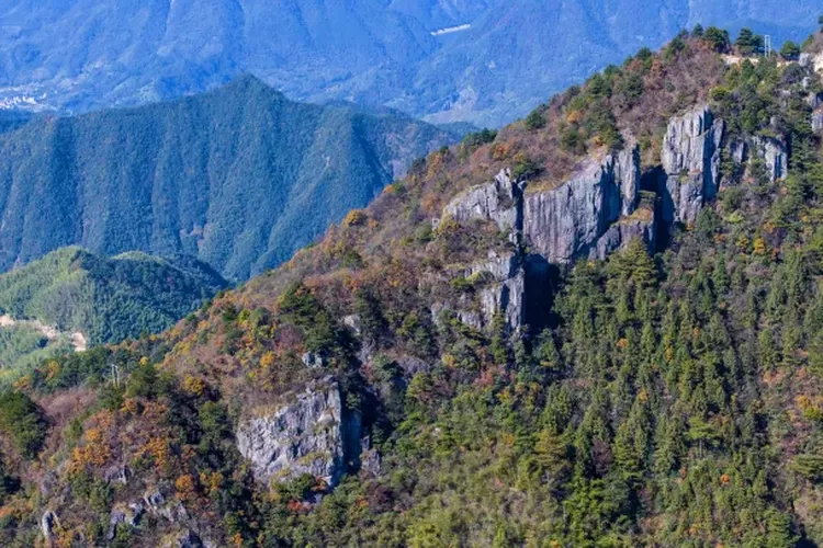 Changshan UNESCO Global Geopark di China, salah satu dari 12 geopark global baru UNESCO.