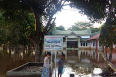 Akibat Banjir di Kampar Riau, 4 Sekolah Harus Libur 2 Pekan