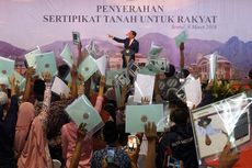 Jokowi Bagikan 15.000 Sertifikat, Terbanyak Sepanjang Masa Jabatannya