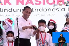 Ketika Jokowi Main Sulap dalam Acara Peringatan Hari Anak Nasional...