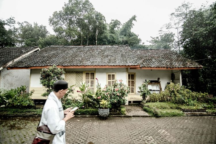 Kampung Pulo, Desa Cangkuang, Kecamatan Leles, Kabupaten Garut, Provinsi Jawa Barat. Foto pada 2021. 