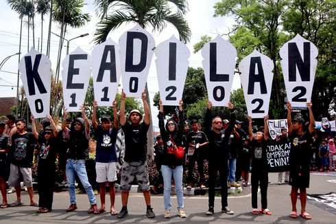 Aremania Kembali Lumpuhkan Malang, Ingatkan Terus Keadilan yang Belum Ditegakkan