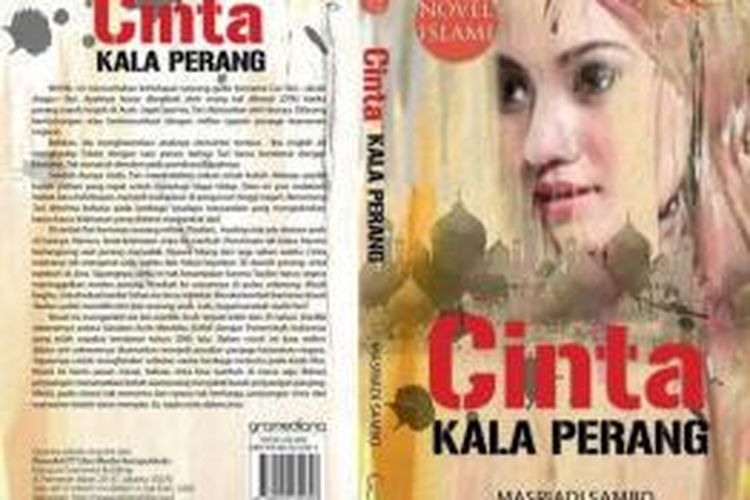 Cover Novel Cinta Kala Perang, karya MAsriadi Sambo, ini siap diterbitkan pada 17 Februari mendatang. (DESI)