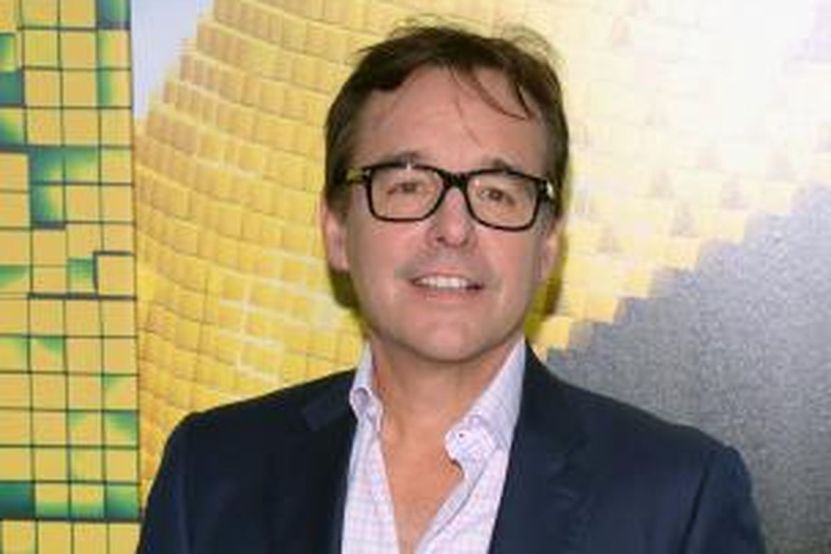 Chris Columbus hadir di regal E-Walk, New York City, AS, Sabtu (18/7/2015) waktu setempat dalam acara pemutaran perdana film Pixels, yang disutradarainya.