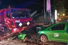 Truk Tangki Tabrak Pejalan Kaki dan Taksi, Satu Orang Tewas