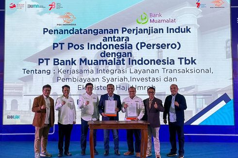 Optimalkan Potensi Bisnis, Pos Indonesia dan Bank Muamalat Jalin Kerja Sama