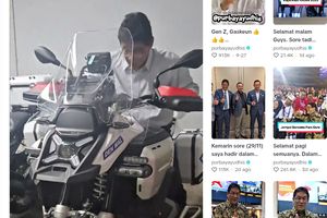 Momen Menkeu Purbaya Coba Motor Patwal, BMW R 1300 GS Adventure