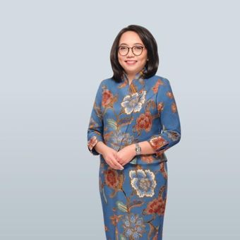 Novita Widya Anggraini, Direktur Finance & Strategy Bank Mandiri.