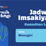 Jadwal Imsak dan Buka Puasa di Kota Wonogiri Hari ini, 26 Maret 2023