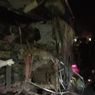 Kecelakaan Bus Peziarah di Ciamis, Alat Berat Backhoe Bantu Evakuasi Badan Bus