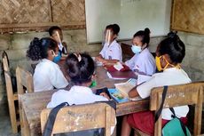 Miris, Siswa di Lembata Terpaksa Belajar di Gubuk Kumuh karena Gedung Sekolah Disegel