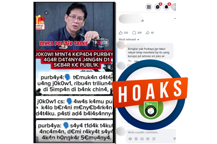 INFOGRAFIK: Hoaks Purbaya Temukan Data Uang Jokowi Ribuan Triliun di China