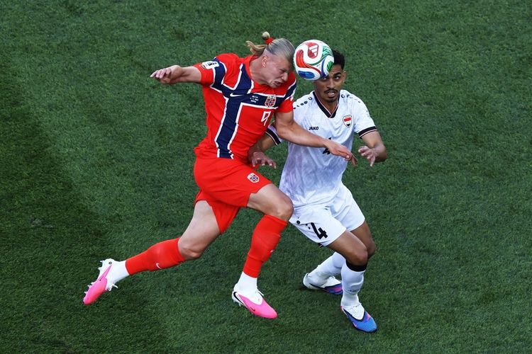 Debut Manis Erling Haaland di Piala Dunia: Cetak Brace, Antar Norwegia Bungkam Irak 4-1
