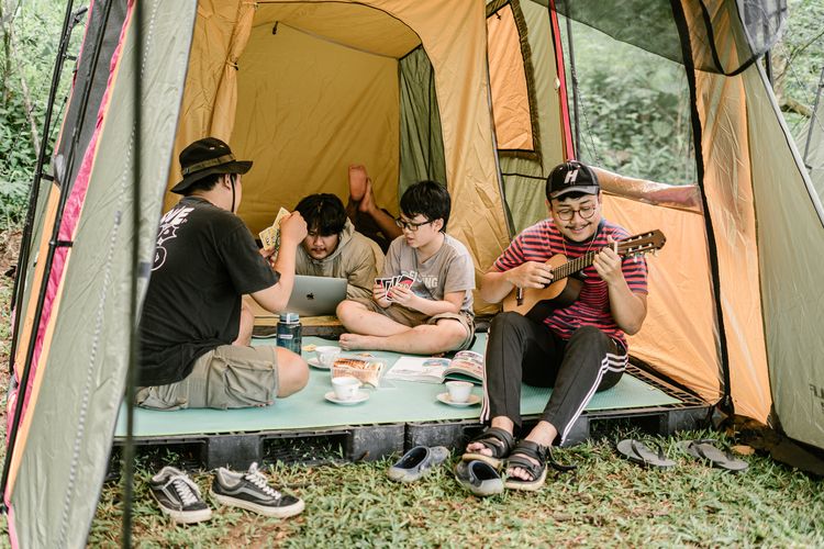 Camping di Boemisora, Kabupaten Semarang, Jawa Tengah