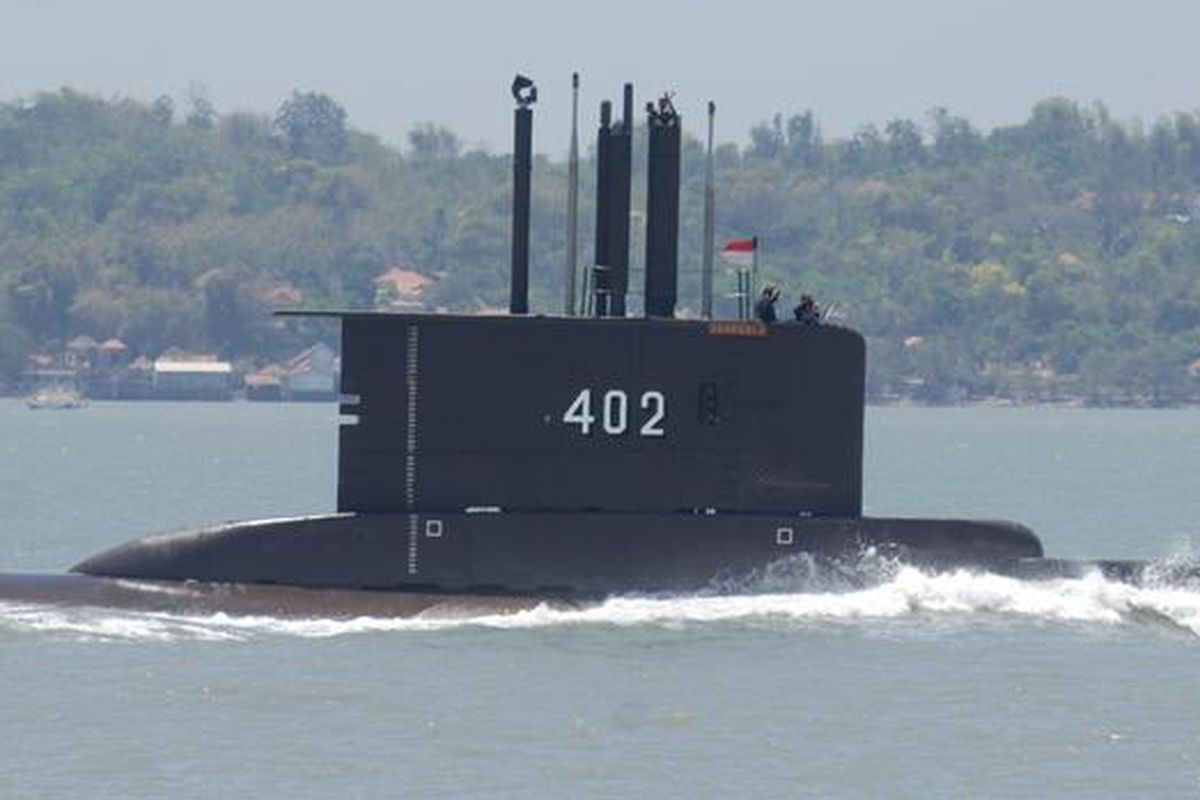 A file photo of the Indonesian Navy submarine KRI Nanggala-402