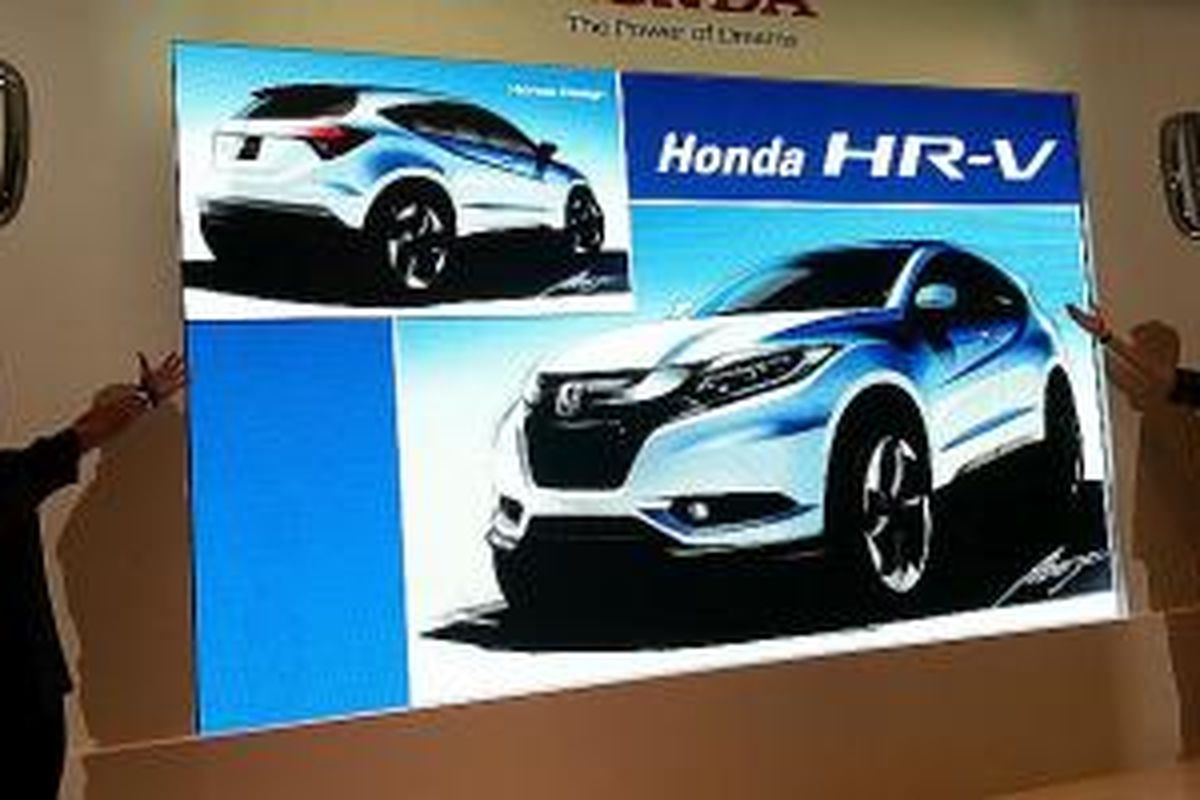 Honda HR-V sebagai model terbaru HPM yang siap diperkenalkan pada IIMS 2014.