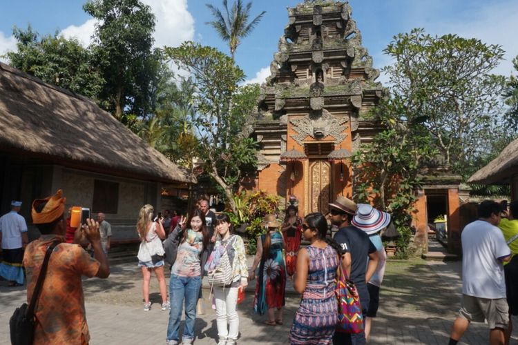 Bagian Puri Ubud di Gianyar Bali yang rencananya akan dikunjungi Raja Salman