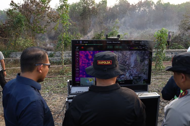 Drone Thermal Dikerahkan Atasi Karhutla Banjarbaru, Bisa Deteksi Panas 400 Derajat Celsius