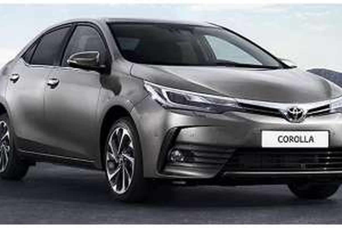 Tampang baru Toyota Corolla (facelift), makin elegan.