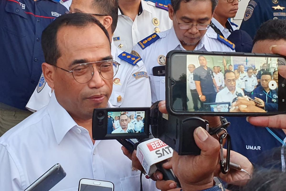 Menteri Perhubungan Budi Karya Sumadi di Balikpapan, Kalimantan Timur, Kamis (19/9/2019).