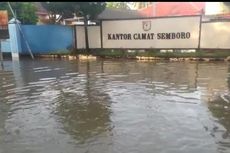 Hujan Deras, Kantor Camat hingga Ratusan Rumah di Jember Terendam Banjir